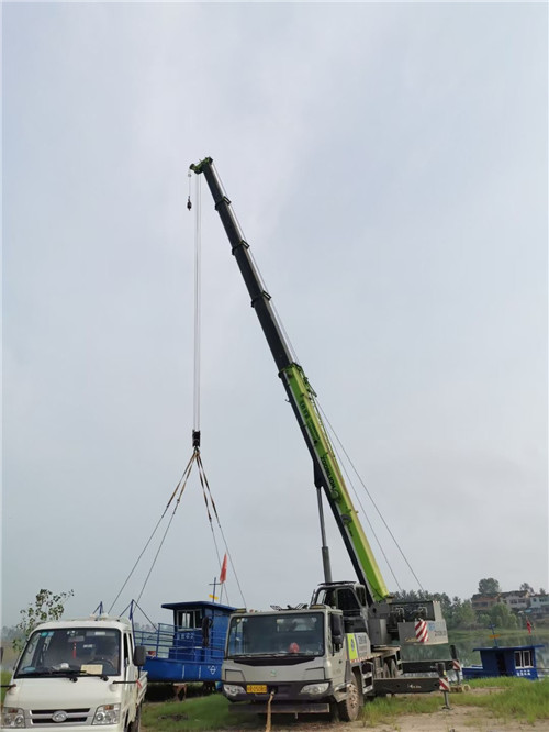 柯桥区桥梁建设吊装案例